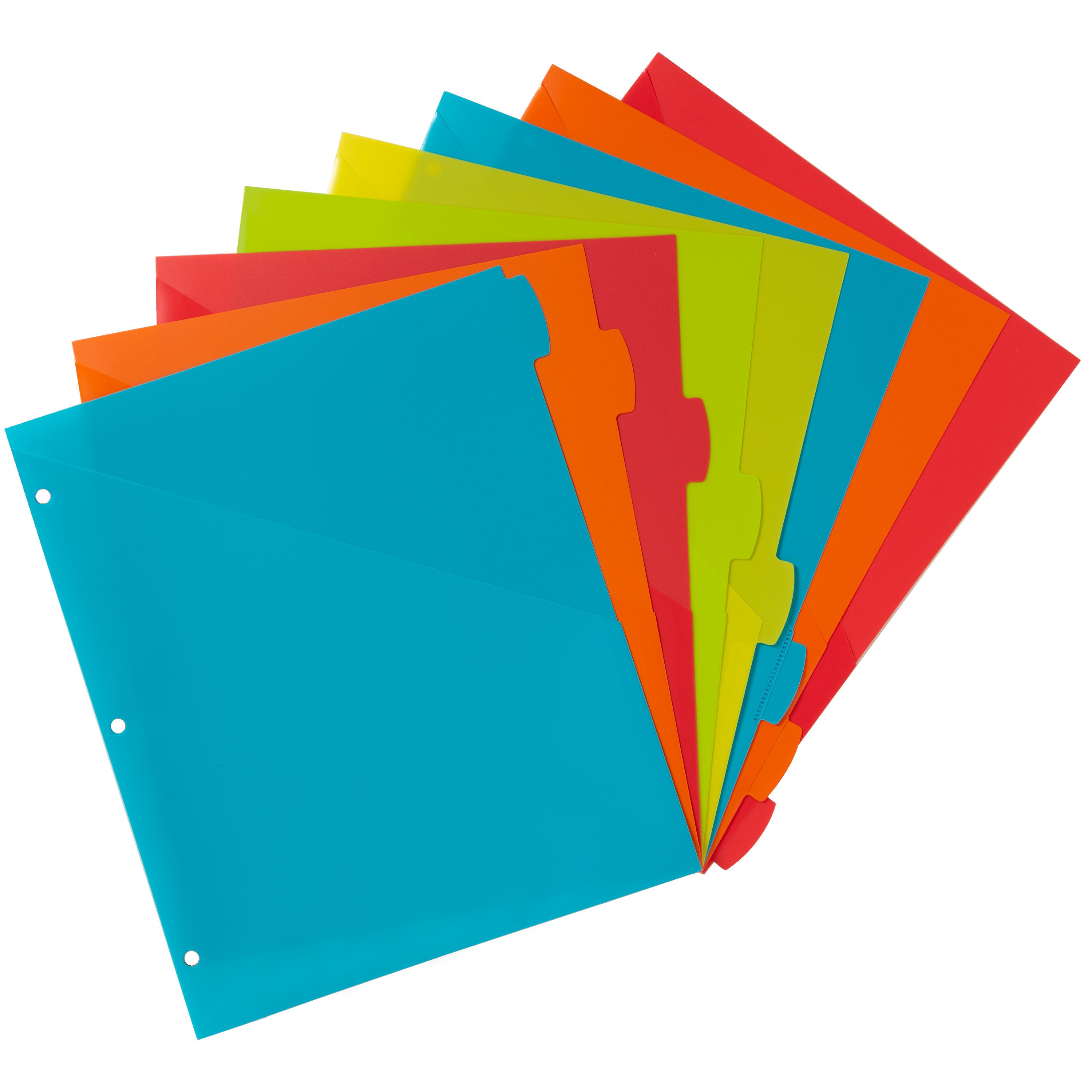 Write & Erase Dividers with Pockets, 8-Tab 16103 | Avery